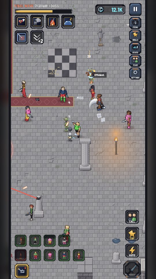 A team fight in the facility